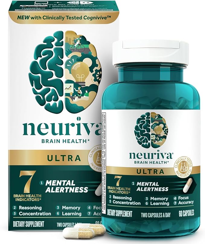 Brain Health Support Formula – Mental Clarity & Focus Supplement, 60 Capsules