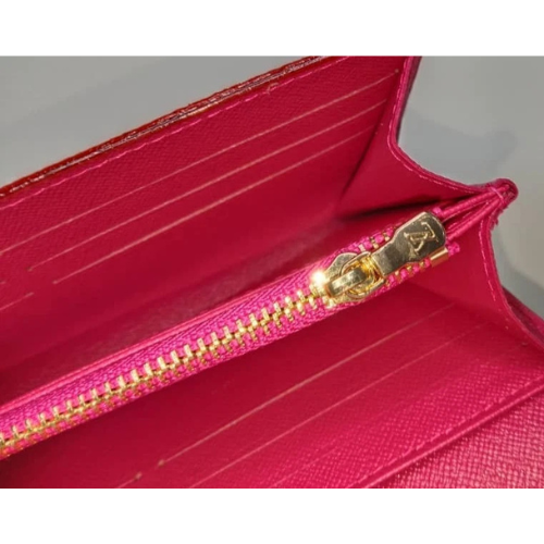 Louis Vuitton White Multicolor Sarah Long Wallet with Pink Interior | Designer Fashion Wallet with Box