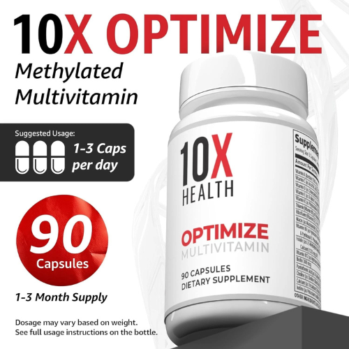 Men’s Methylated Multivitamin for Energy, Metabolism & Overall Wellness Support | High-Potency 34-in-1 Nutritional Formula Capsules (90 Count)