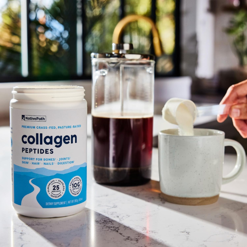 Hydrolyzed Collagen Peptides Powder for Skin, Hair, Nails & Joint Support | Type I & III Collagen Supplement (8.8 oz / 25 Servings)