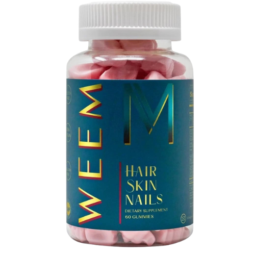 Hair, Skin & Nails Support Gummies for Healthy Hair Growth, Strong Nails & Radiant Skin | Vegan Biotin Vitamin Formula
