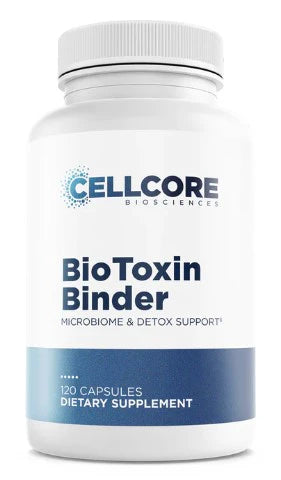 BioToxin Binder Support Capsules – Detox & Gut Health Support Formula 120 Count | CellCore