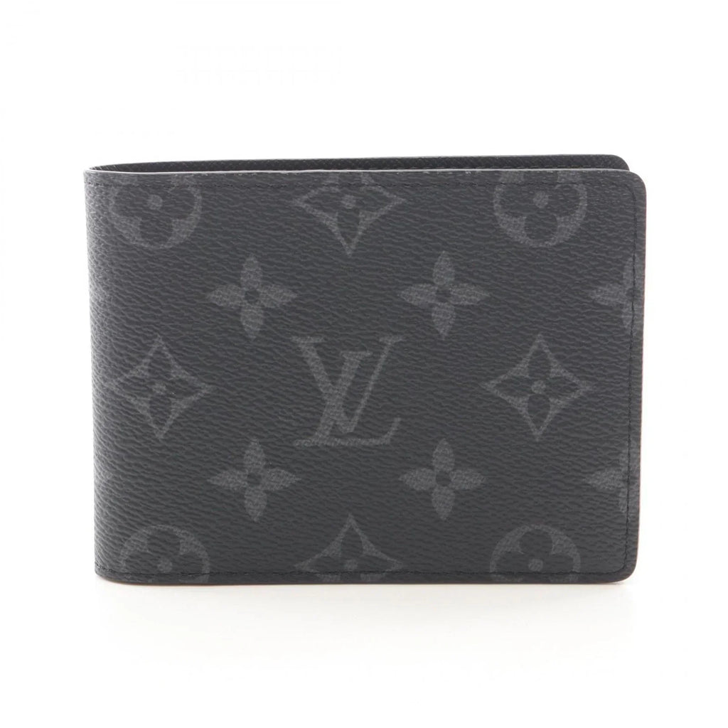 LOUIS VUITTON Portefeuille Multiple wallet M61695 Monogram eclipse Black LV