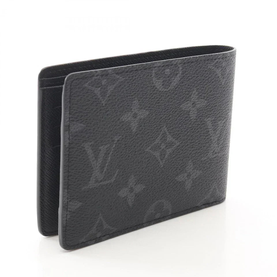 LOUIS VUITTON Portefeuille Multiple wallet M61695 Monogram eclipse Black LV