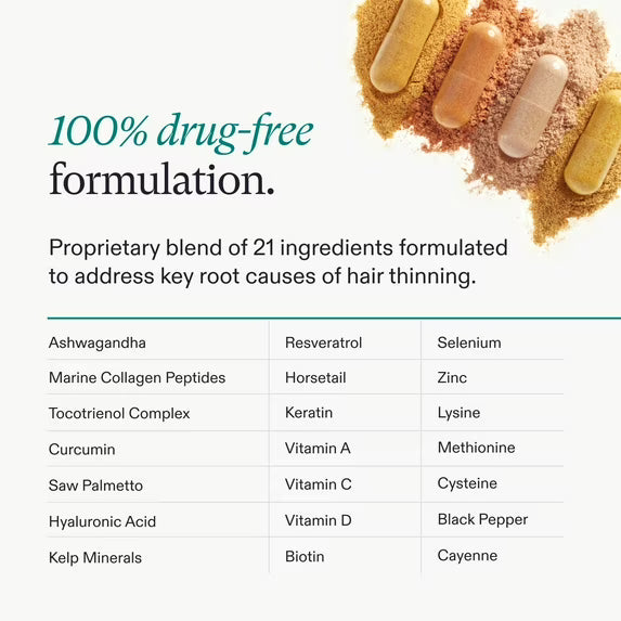 Women's Hair Care Complex, Thick, Healthy Hair Support | Hair Nutrition; Scalp Balance; Nourish