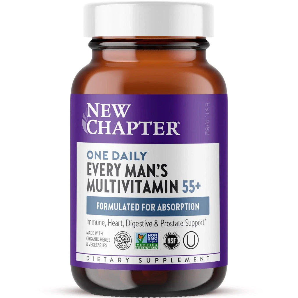 New Chapter Every Man's One Daily 55+ Multivitamin Tablets - 48 Count