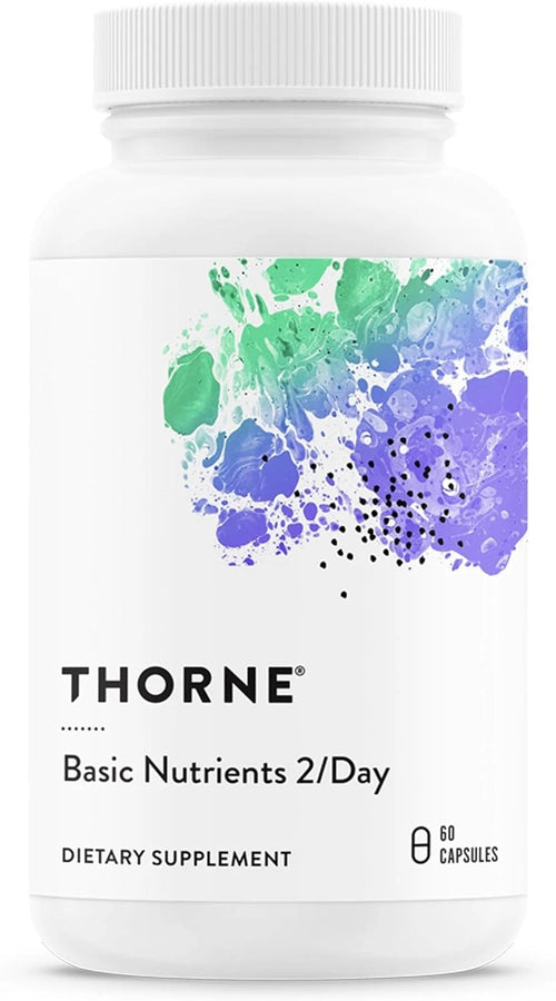 3 Pack THORNE Basic Nutrients 2/Day Multivitamin 60 Capsules Each