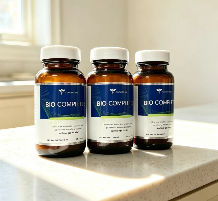 Gundry MD Bio Complete 3 Pack 180 Caps Glass Bottles New Sealed