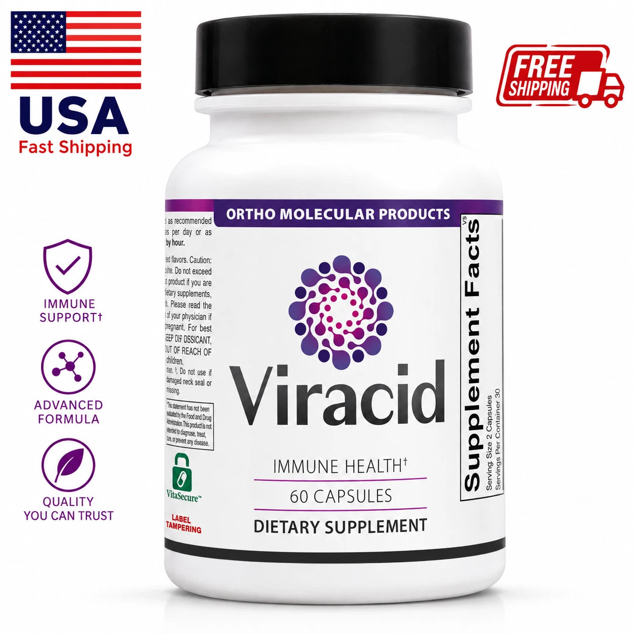 Immune Support Supplement – Advanced Formula for Daily Wellness | 60 Capsules