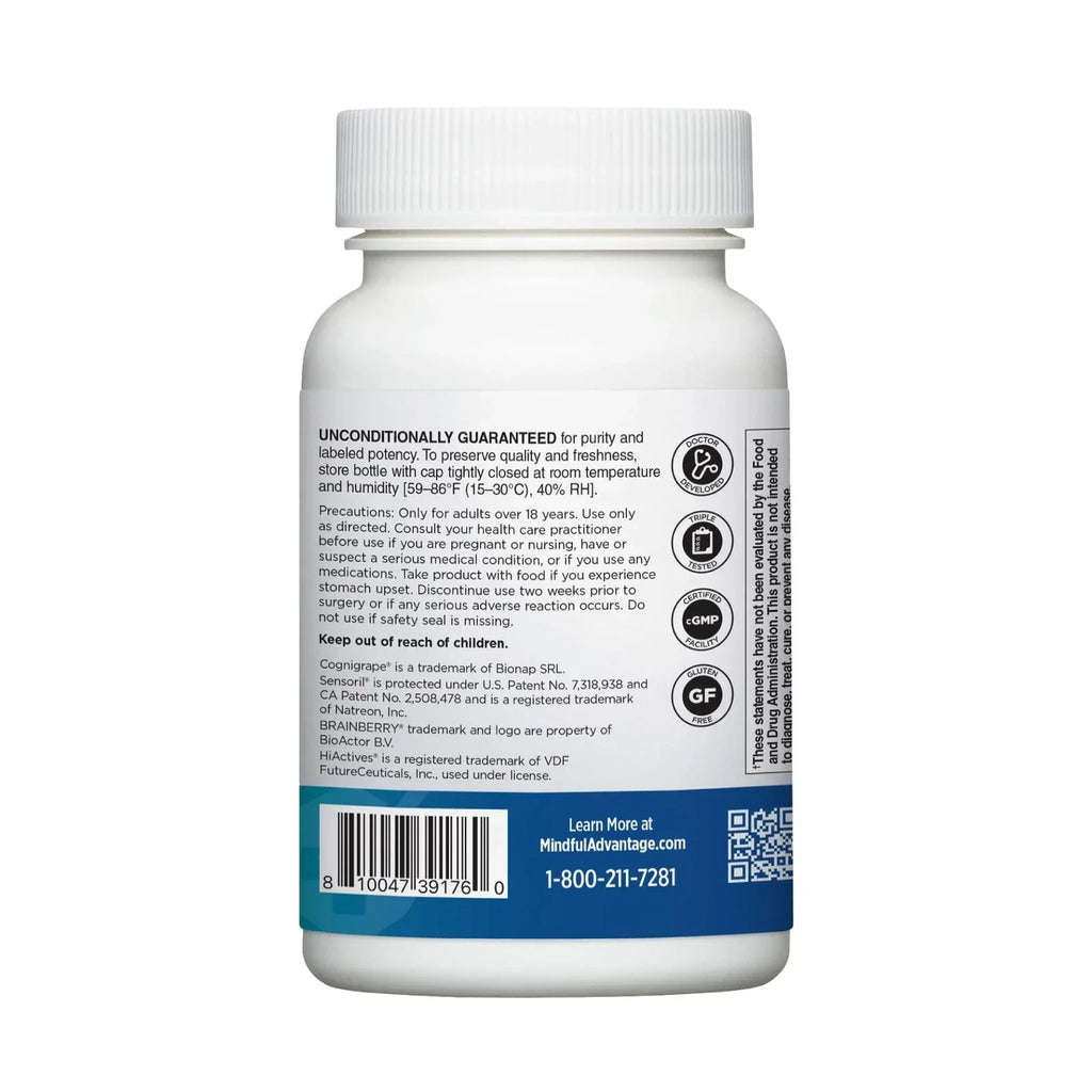 DOCTORS PREFERRED Mindful Advantage Brain Supplements for Memory and Focus