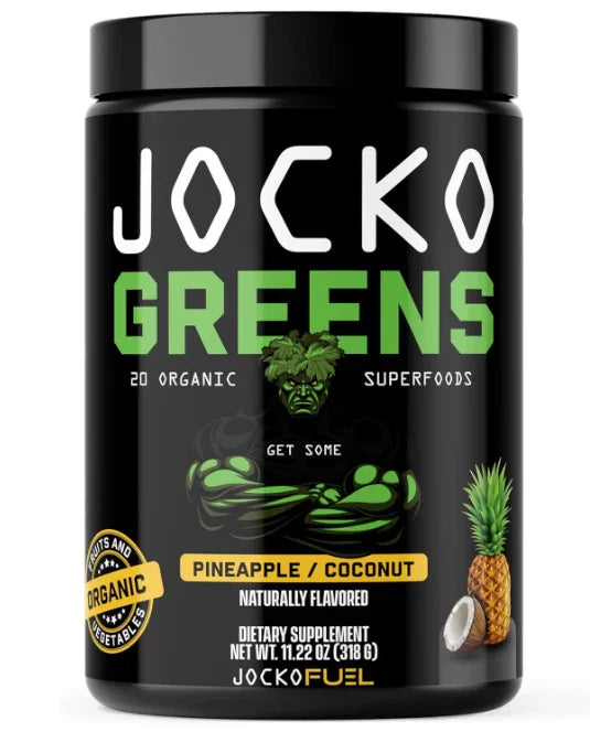 Jocko Fuel Daily Greens Powder – Organic Superfood for Gut Health, 30 Servings