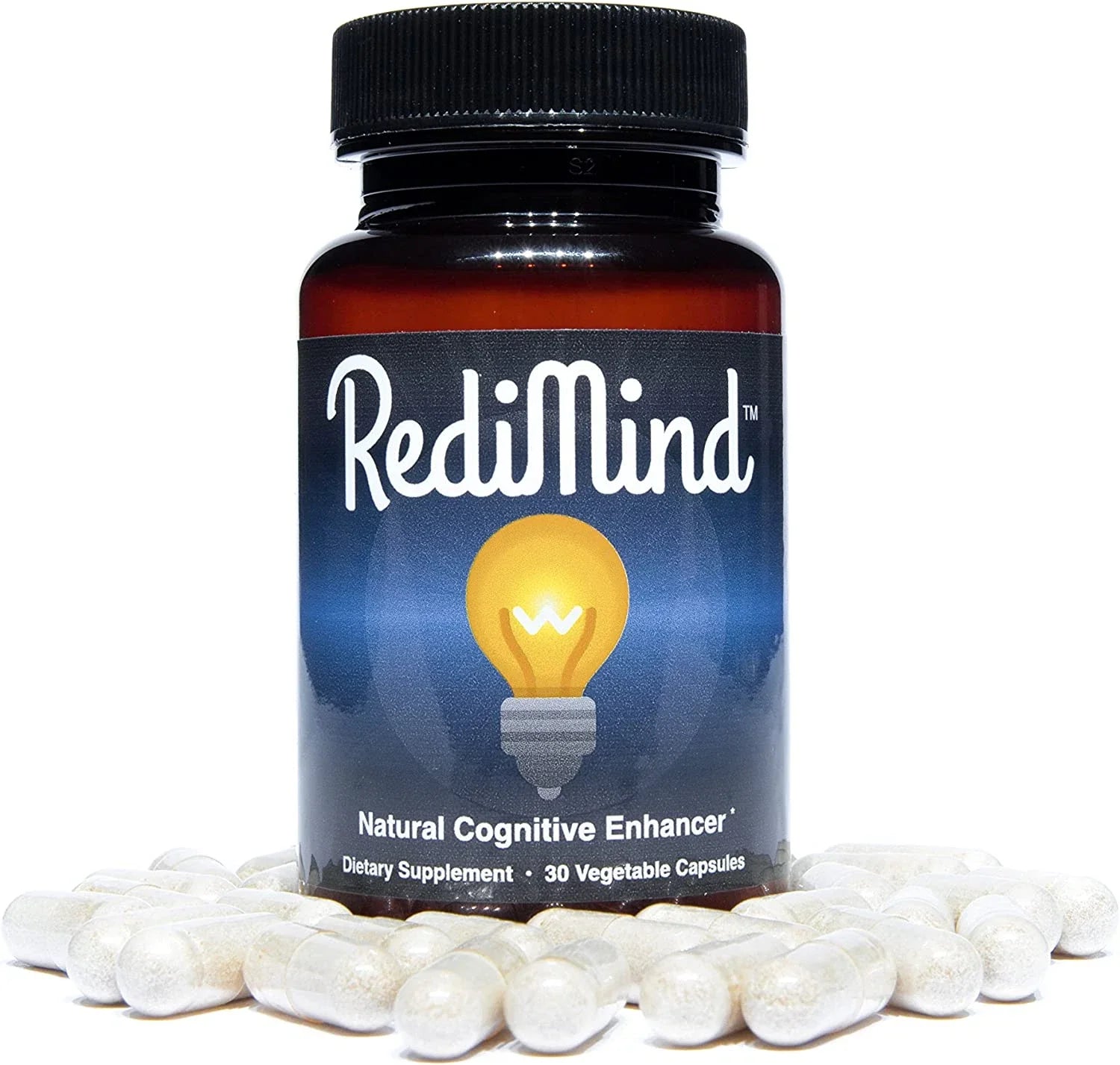 Cognitive Support Supplement for Memory, Focus & Mental Clarity | Non-GMO, Vegan & Gluten-Free Brain Health Formula Capsules