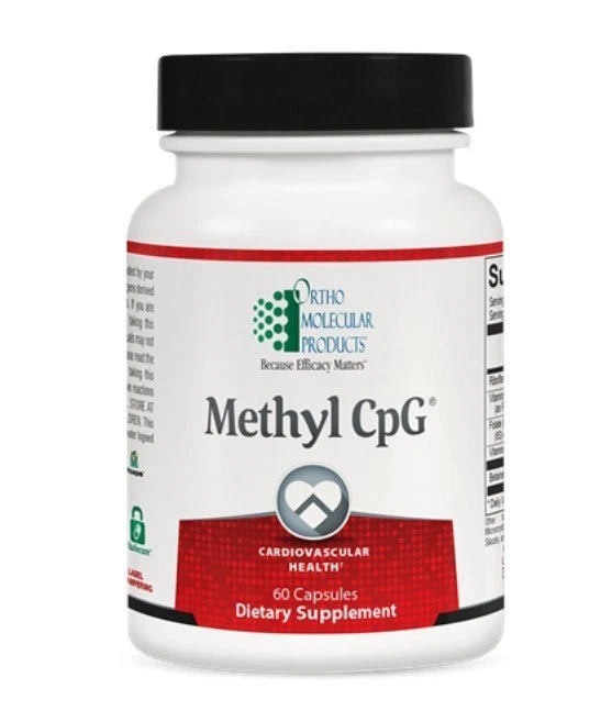 New Methyl CPG Cardiovascular Support Ortho Molecular Products 60 Capsules