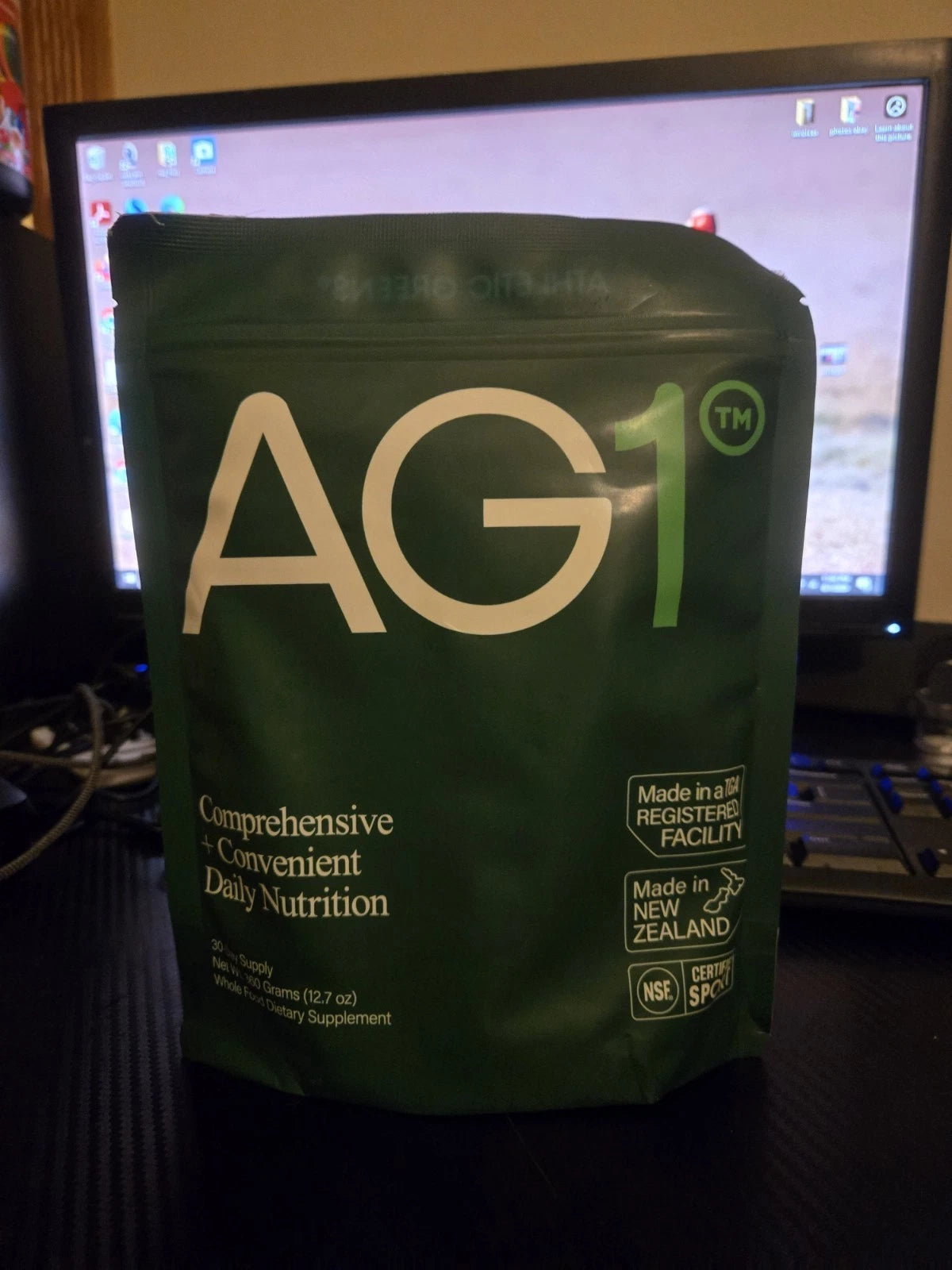 AG1 Athletic Greens Powder Pouch 12.7OZ 360G 30-Day Supply