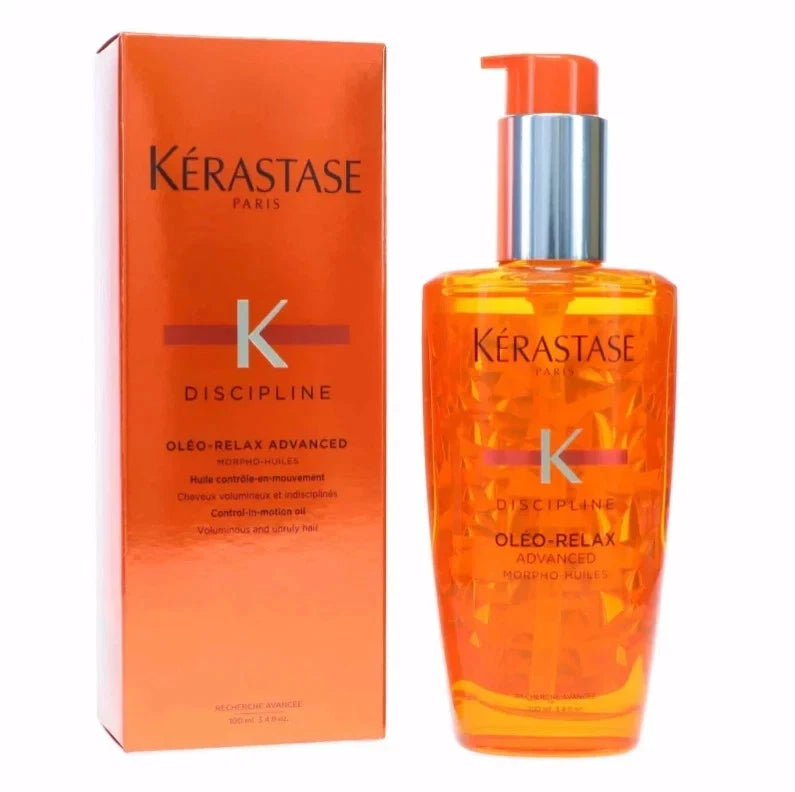 NEW Kerastase Discipline Oleo Relax Advanced Hair Smoothing Oil 3.4oz /100ml