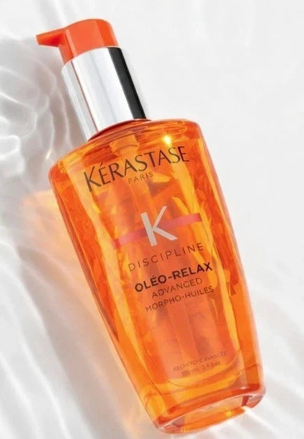 NEW Kerastase Discipline Oleo Relax Advanced Hair Smoothing Oil 3.4oz /100ml