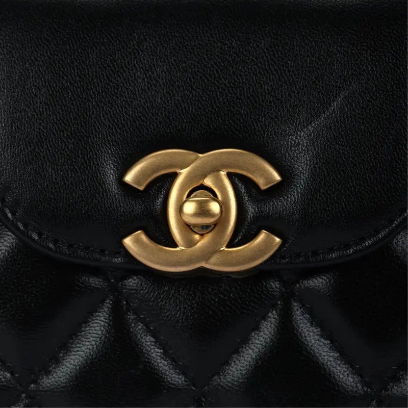 CHANEL Kelly Shoulder Cross Bag Mini Women's 7.4x2.7x5 in