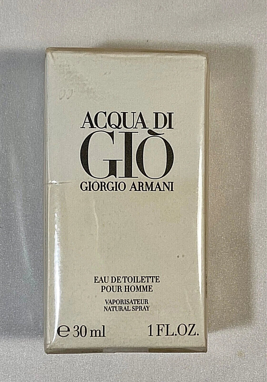 ACQUA DI GIO Men by Giorgio Armani-EDT 1oz 30ml Spray-NEW-SEALED-Genuine-FRANCE