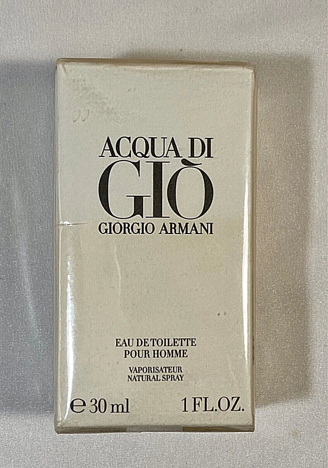 ACQUA DI GIO Men by Giorgio Armani-EDT 1oz 30ml Spray-NEW-SEALED-Genuine-FRANCE