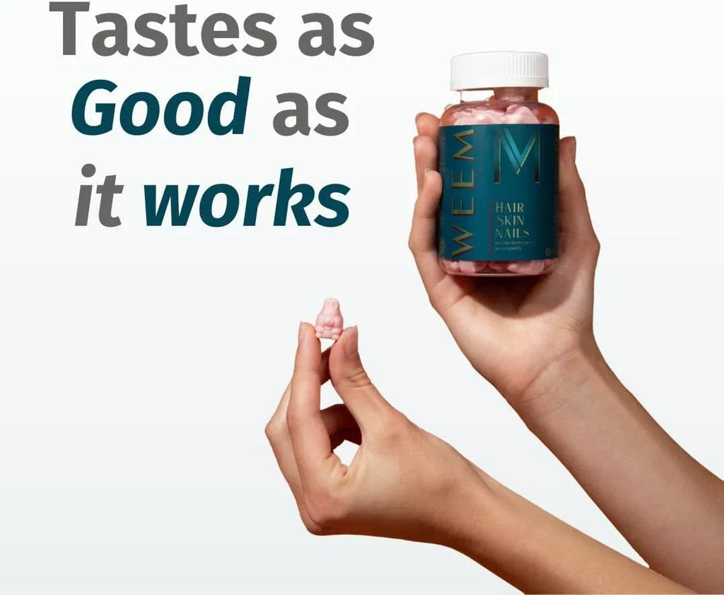 Hair, Skin & Nails Gummies – Vegan Biotin Support | Beauty Vitamins