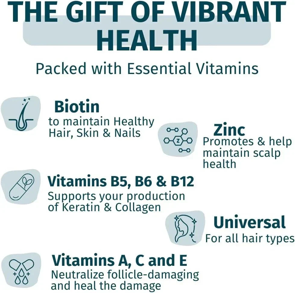 Hair, Skin & Nails Gummies – Vegan Biotin Support | Beauty Vitamins