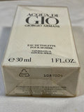 ACQUA DI GIO Men by Giorgio Armani-EDT 1oz 30ml Spray-NEW-SEALED-Genuine-FRANCE
